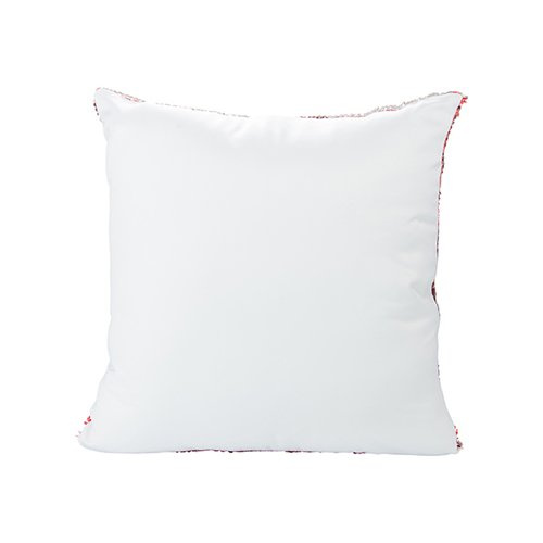 Poszewka 40 x 40 cm z cekinami do sublimacji - czerwona