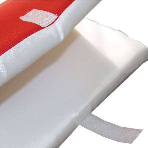 Dwukolorowa poszewka na siedzisko do sublimacji - czerwona