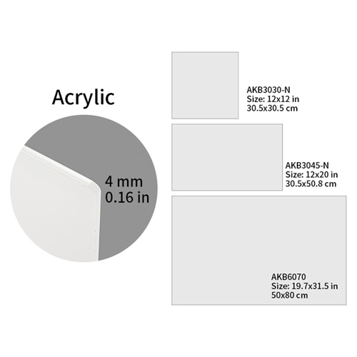 Arkusz z akrylu do sublimacji 30,5 x 50,8 cm