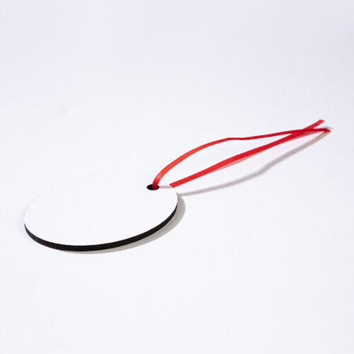 Dwustronna zawieszka z MDF-u do sublimacji - owal