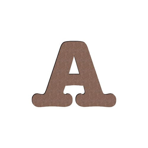 Litera dekoracyjna z MDF-u do sublimacji 10 cm A