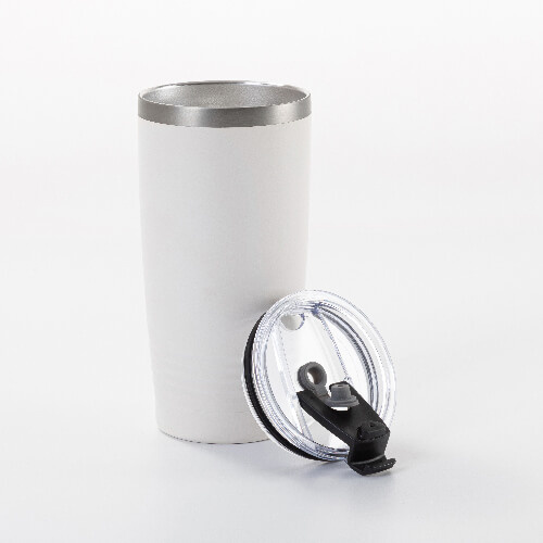 Tumbler termiczny 600 ml Ringneck do sublimacji - biały matowy