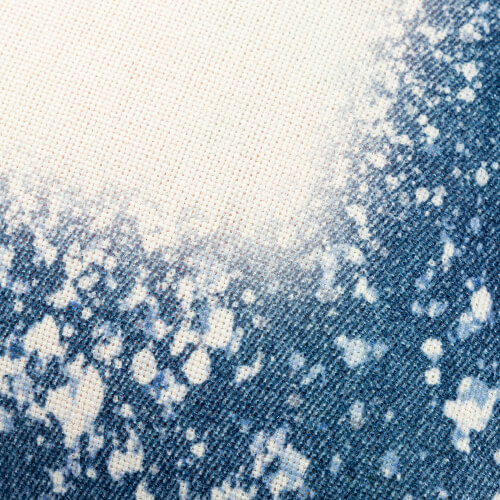 Poszewka lniana 45 x 45 cm Bleached Starry Denim do sublimacji