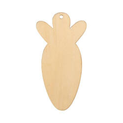 Zawieszka ze sklejki do sublimacji - Marchewka