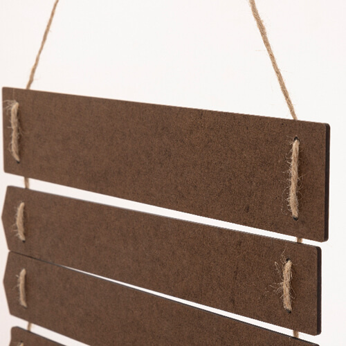 Dziewięć wiszących ramek z MDF-u do sublimacji