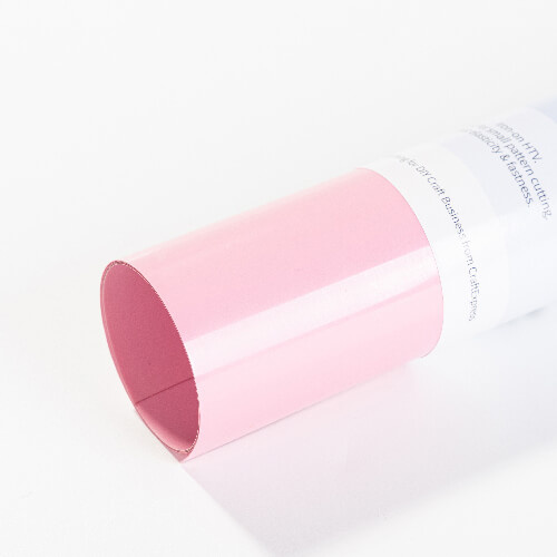 Folia flex - różowa błyszcząca