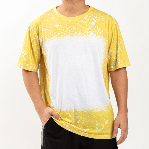 Koszulka Cotton-Like Bleached Starry Yellow do sublimacji