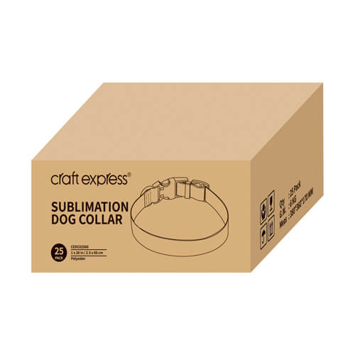 Zestaw 4 obroży dla psa do sublimacji