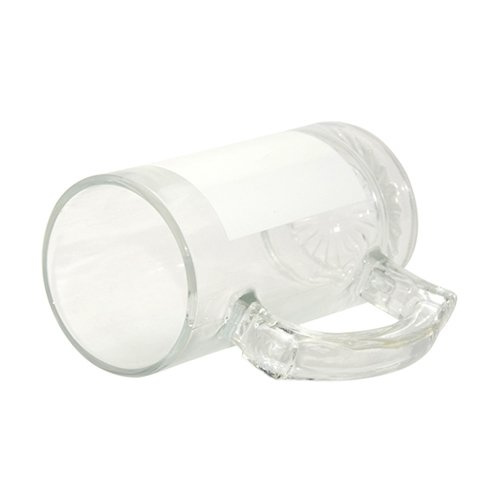 Kufel Szklany z Białym Okienkiem Sublimacja Termotransfer