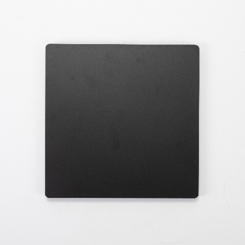 Płyta pilśniowa do sublimacji 20 x 20 x 0,6 cm - 2 szt. - czarny tył