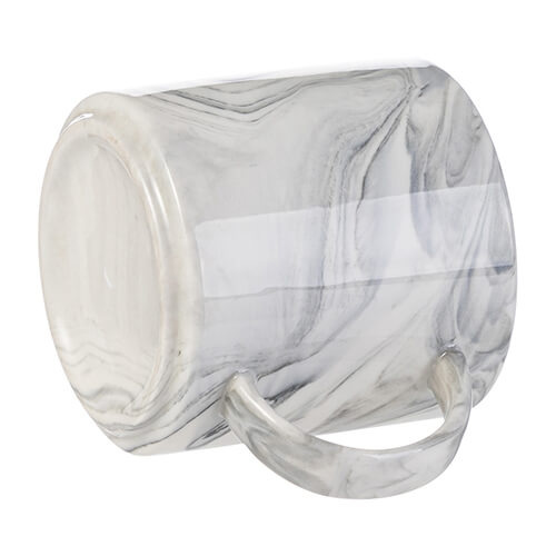 Kubek 350 ml do sublimacji - szary marmur