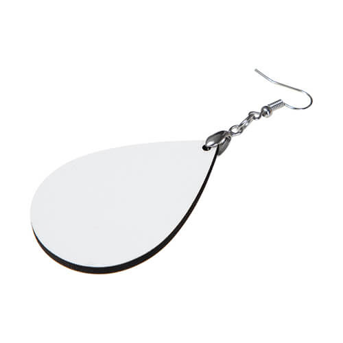 Kolczyki z MDF-u do sublimacji - kropla