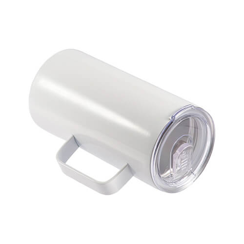 Kubek 600 ml ze stali nierdzewnej do sublimacji - biały