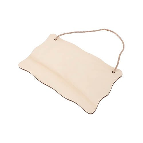 Ramka - zawieszka na drzwi 25 x 15 cm ze sklejki do sublimacji