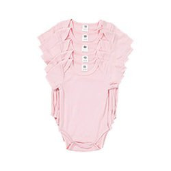 Body dziecięce różowe z krótkim rękawem do sublimacji