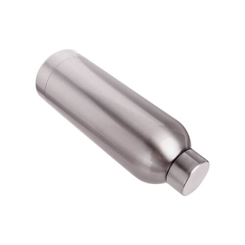 Sportowa butelka 750 ml ze stali nierdzewnej do sublimacji - srebrna