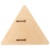 Trójkątna ramka na zdjęcie ze sklejki do sublimacji - 12,7 x 15,2 cm