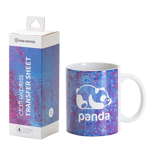 Arkusz transferowy Pink Mist 30,5 x 11,4 cm - 4 szt.