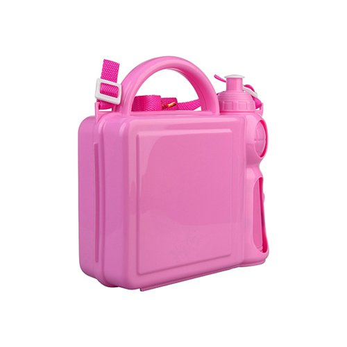 Dziecięce pudełko śniadaniowe do sublimacji - różowe