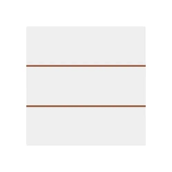 Kwadratowa ramka na zdjęcie z MDF-u, w paski, 15 x 15 cm