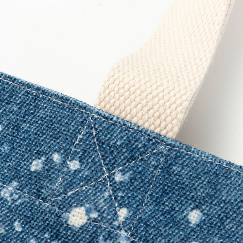 Torba na ramię Bleached Starry Denim do sublimacji
