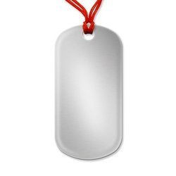 Wisiorek nieśmiertelnik duży Sublimacja Termotransfer