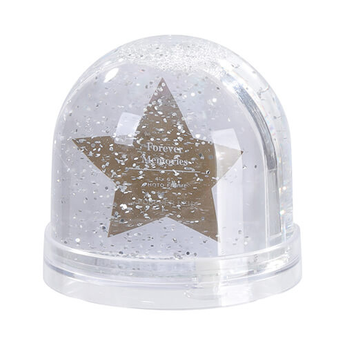 Kula śnieżna - owal z białym śniegiem