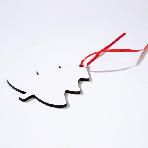 Dwustronna zawieszka z MDF-u do sublimacji - drzewko