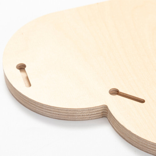 Ramka na zdjęcie - serce ze sklejki do sublimacji - 20,3 x 20,3 cm