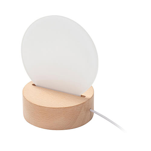 Akrylowa ramka do sublimacji - 12 x 13 x 0,4 cm - koło