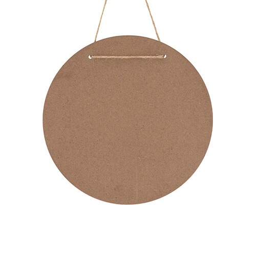 Zawieszka na drzwi z MDF-u do sublimacji - koło Ø 30 cm