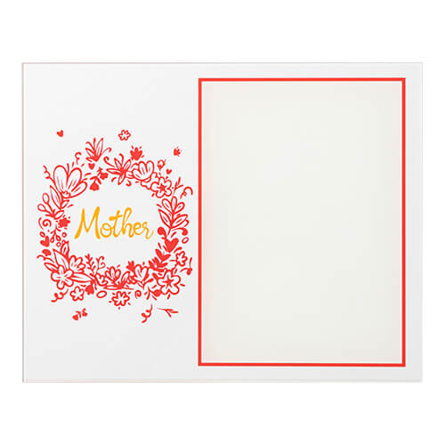 Szklana ramka do sublimacji - 20 x 25 cm - Mom
