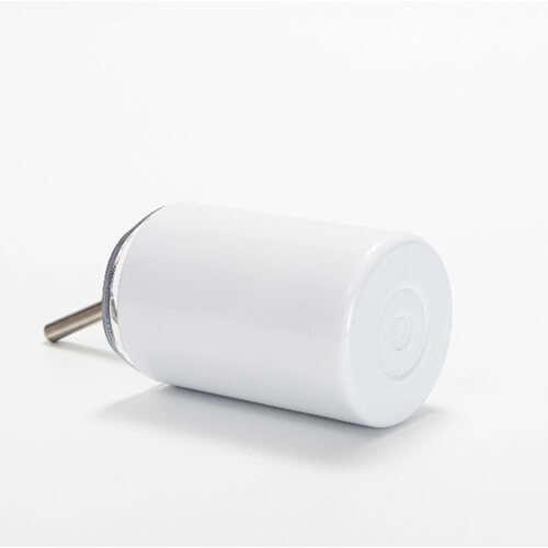 Kubeczek 100 ml ze stali nierdzewnej z pokrywką i słomką do sublimacji - biały