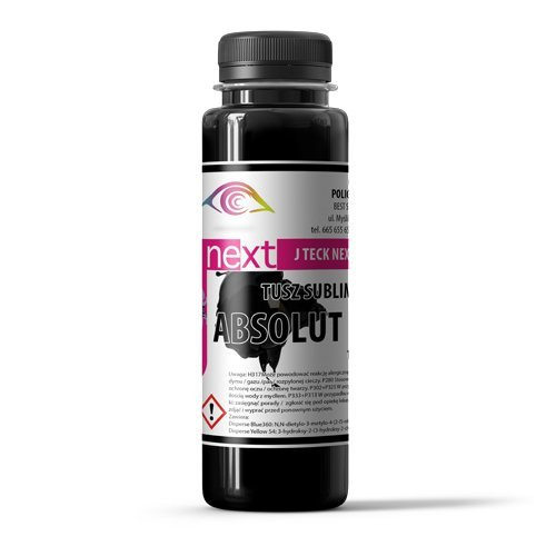 100 ml J-Teck J-Next ABSOLUT BLACK Sublimacja Temotransfer