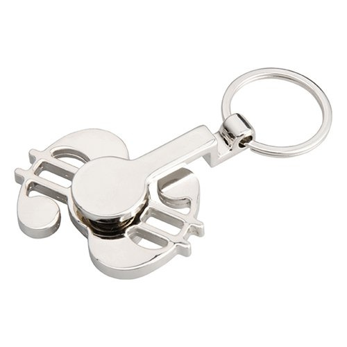 Brelok metalowy - spinner do sublimacji - Dollar