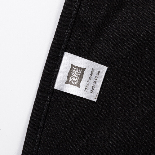 Czarny fartuch z kieszenią dla dzieci do sublimacji