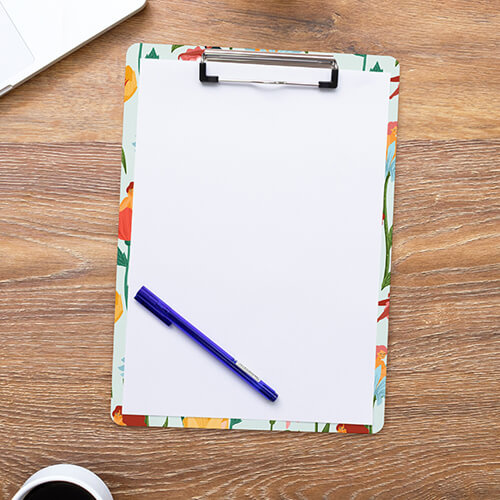 Plastikowy clipboard A4 do sublimacji