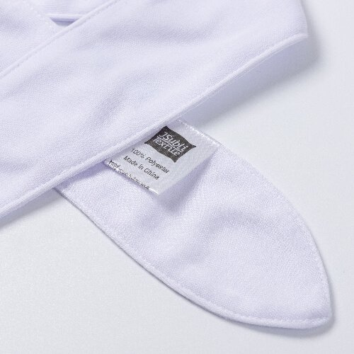 Opaska dla niemowląt 65 x 5,5 cm do sublimacji - biała