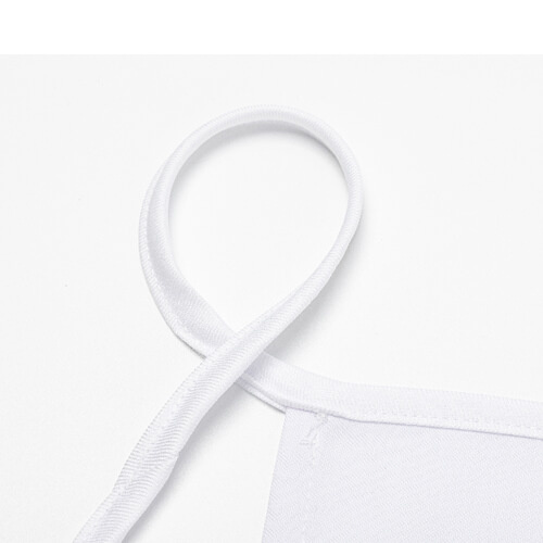 Biała zapaska dla dorosłych do sublimacji