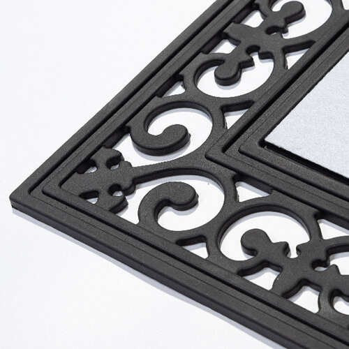 Prostokątna wycieraczka z PCV i filcu do sublimacji