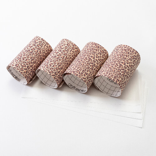 Arkusz transferowy Wild Leo 30,5 x 11,4 cm - 4 szt.