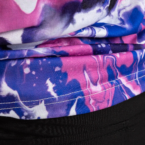 Koszulka Cotton-Like Bleached Bloom Blue do sublimacji