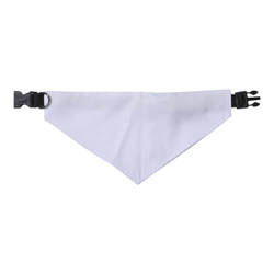 Czarna obroża z bandaną dla zwierząt do sublimacji