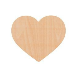 Podkładka pod kubek ze sklejki do sublimacji - serce