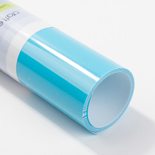 Luminescencyjna folia flex - niebieska świecąca na zielono