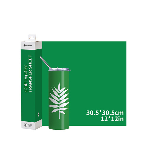 Arkusz transferowy Craft Express zielony 30,5 x 30,5 cm - 8 szt.