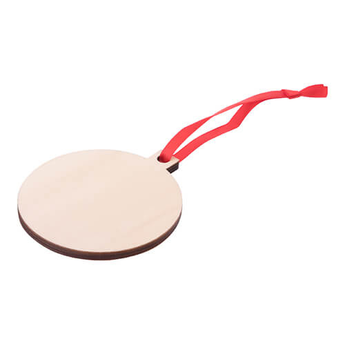 Drewniana zawieszka na choinkę do sublimacji - bombka