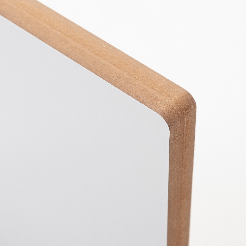 Płyta pilśniowa do sublimacji 20 x 20 x 1,5 cm - 2 szt. - jasnobrązowy tył