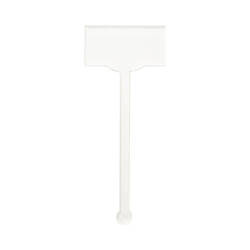 Akrylowe mieszadełko do napojów 10 cm do sublimacji - prostokąt