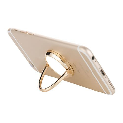Obrotowy uchwyt na palec do smartphona - złoty